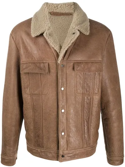 Salvatore Santoro Press Stud Jacket In Neutrals