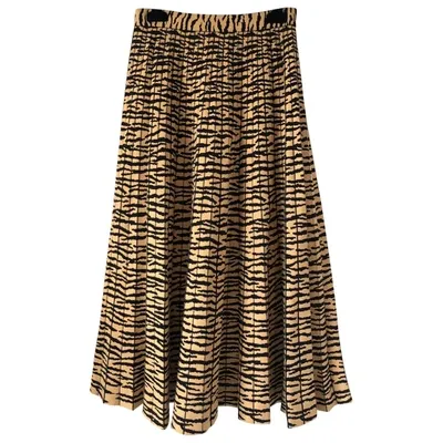 Pre-owned Proenza Schouler Maxi Skirt In Beige