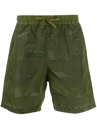 Stone Island Shadow Project Textured Swim Short In Green