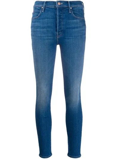 Mother Super Stunner Ankle Jeans In Blue