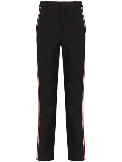 Neil Barrett Side Stripe Tailored Trousers In Black