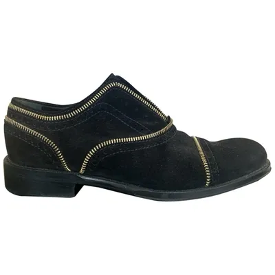 Pre-owned Louis Vuitton Tomboy Lace Ups In Black