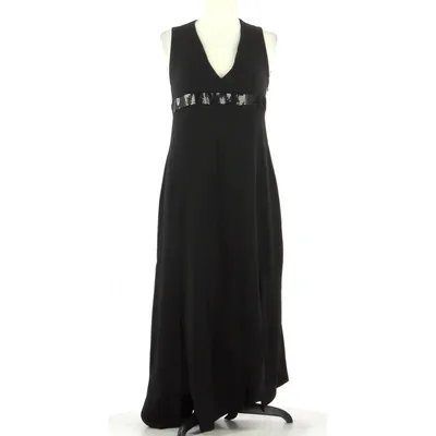 Pre-owned Valentino Dress In Black