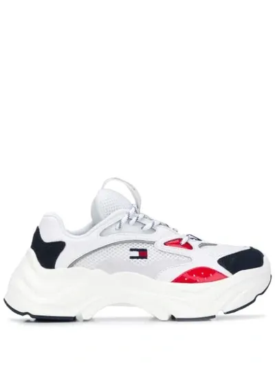 Tommy Hilfiger Logo Sneakers In White