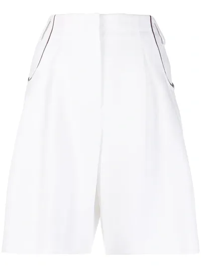 Giorgio Armani Tailored Shorts In White