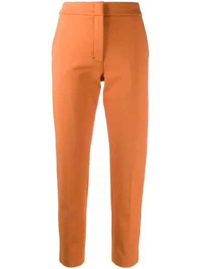 Dorothee Schumacher Technical Jersey Trousers In Orange