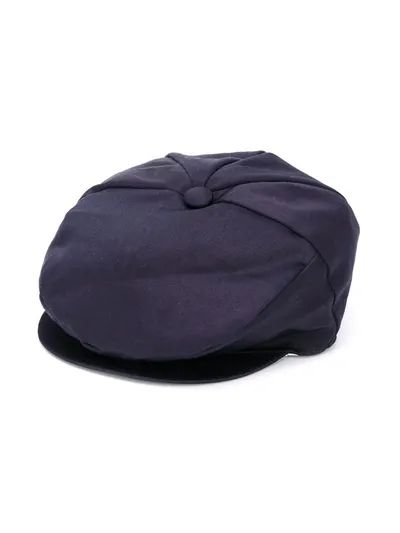 Colorichiari Babies' Flat-visor Beret In Blue