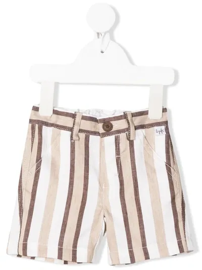 Il Gufo Babies' Brown Bermuda Shorts In Marrone