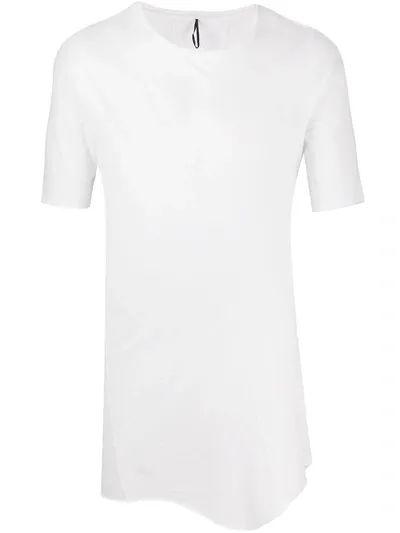 Masnada Exposed Seam T-shirt In White