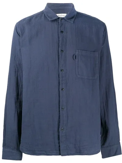 Ymc You Must Create Woven Shirt In Blue