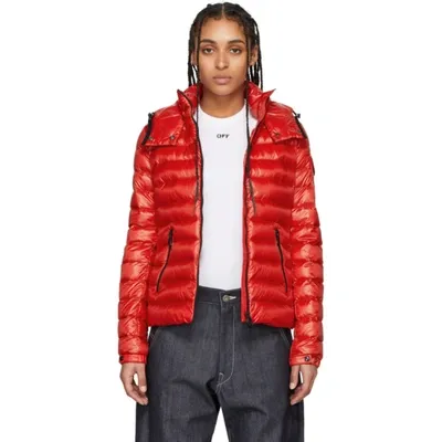 Moncler Red Down Bleu Jacket