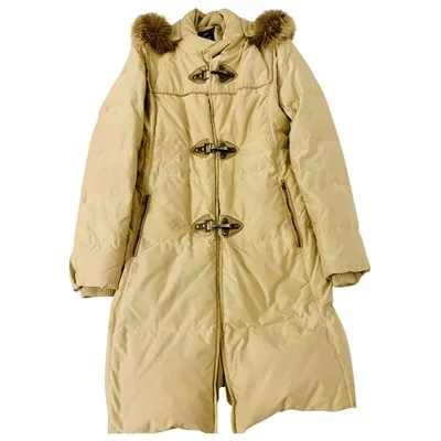 Pre-owned Fay Beige Polyester Coat