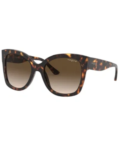 Vogue Sunglasses, Vo5338s 54 In Brown Gradient