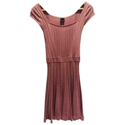 Pre-owned Pinko Mid-length Dress In Pink