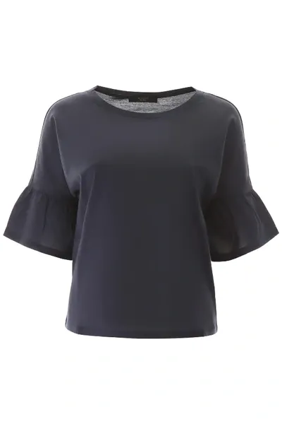 Weekend Max Mara Orlanda T-shirt In Blue