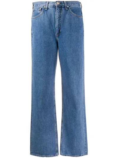 Rag & Bone Ruth Straight Leg Jeans In Blue