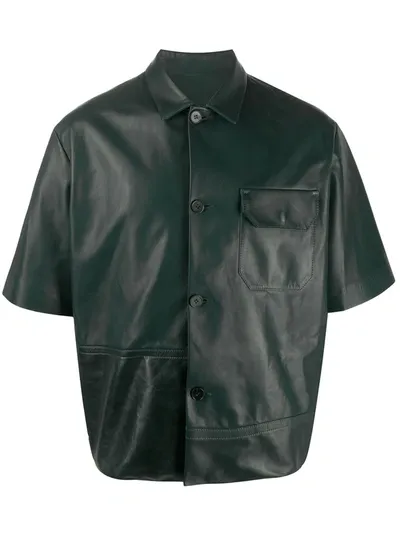 Oamc Short-sleeve Shirt In Green