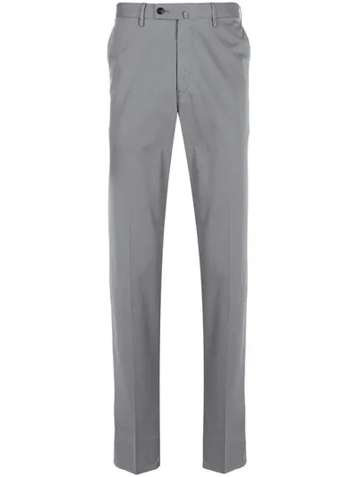 Pt01 Slim-fit Tailored Trousers In Grey