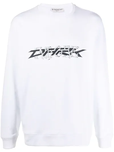 Givenchy Amore Sweatshirt In White