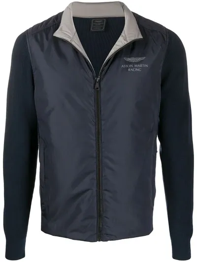 Hackett X Aston Martin Racing Hybrid Jacket In Blue