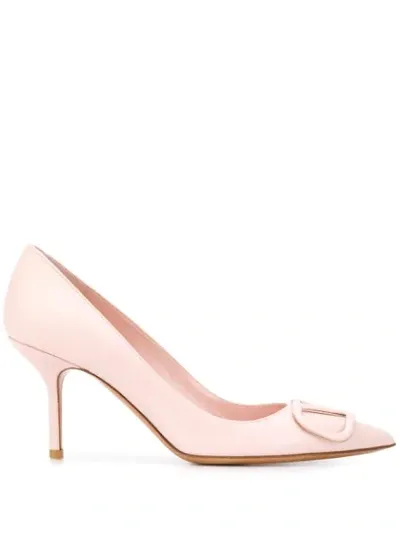 Valentino Garavani Vlogo Pumps In Pink