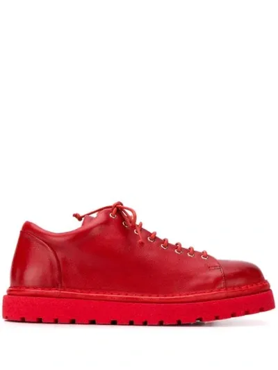 Marsèll Platform Sole Sneakers In Red