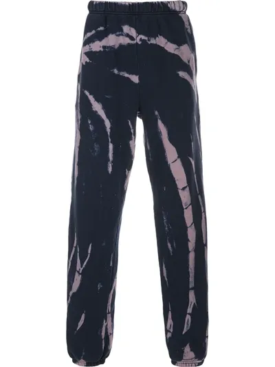 Les Tien Tie-dye Track Pants In Blue