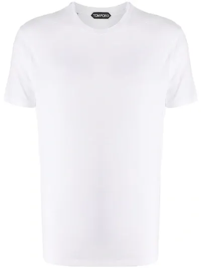 Tom Ford Short-sleeved T-shirt In White