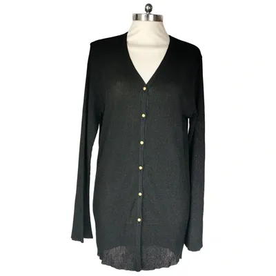 Pre-owned Cacharel Cardi Coat In Black