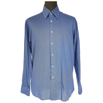 Pre-owned Emanuel Ungaro Shirt In Navy