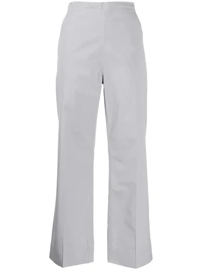 Sofie D'hoore Pyrene Straight-leg Cotton Trousers In Grey