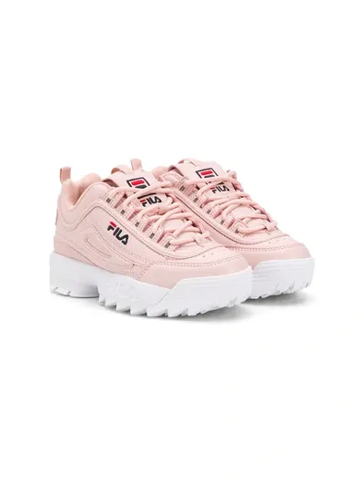 Fila Kids' Disruptor Ii Low-top Trainers In Pink