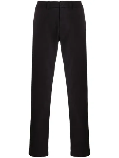 Transit Straight Leg Trousers In Black