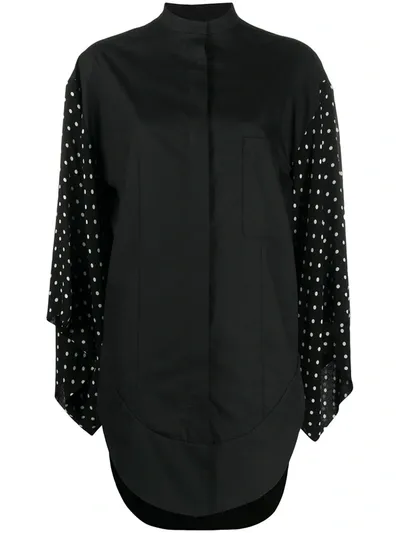 Haider Ackermann Oversized Wide-sleeves Shirt In Black