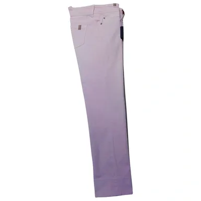 Pre-owned Notify Pink Cotton - Elasthane Jeans