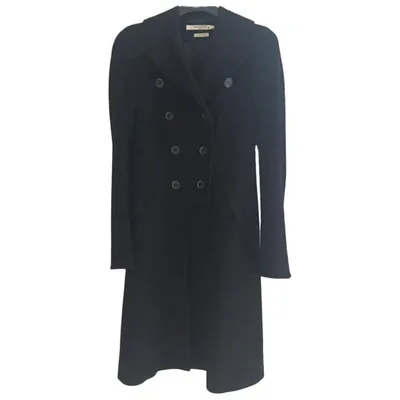 Pre-owned Givenchy Black Wool Coat