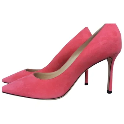 Pre-owned Jimmy Choo Romy Heels In Pink