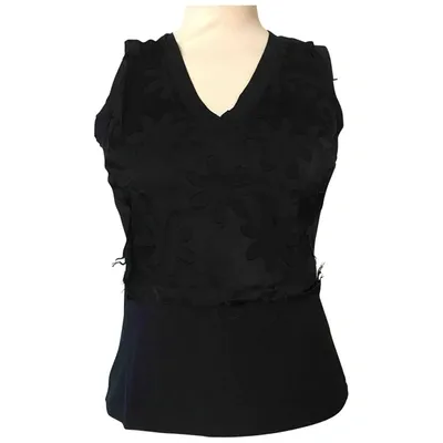 Pre-owned Liviana Conti Vest In Black