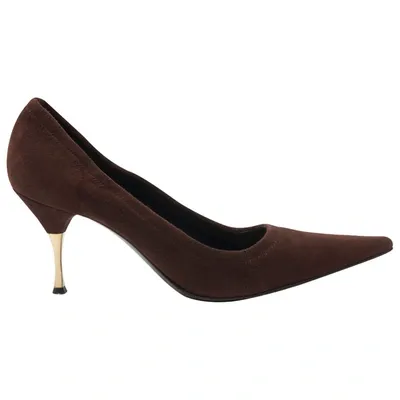 Pre-owned Sergio Rossi Heels In Brown