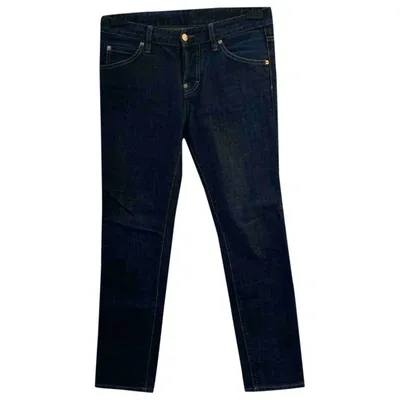 Pre-owned Dsquared2 Blue Cotton - Elasthane Jeans