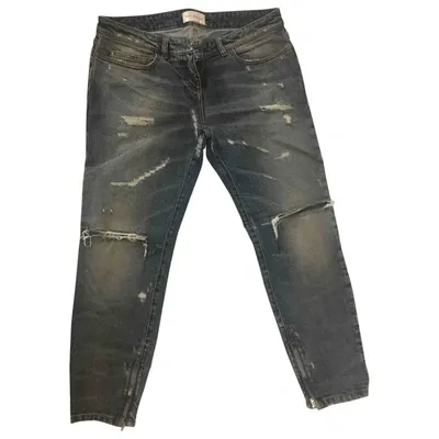 Pre-owned Faith Connexion Blue Cotton - Elasthane Jeans