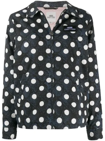 Vans Polka Dot Jacket In Dark Blue