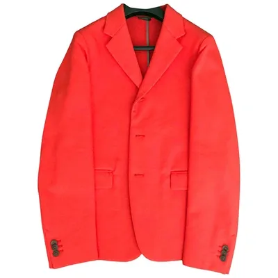 Pre-owned Jil Sander Vest In Red