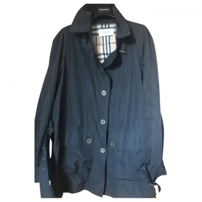 Pre-owned Burberry Trench Coat In Black