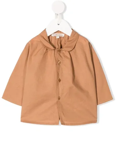 Caramel Babies' Westminster Buttoned Shirt In Neutrals