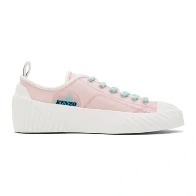 Kenzo Volkano Low Top Sneakers In 34 Pink