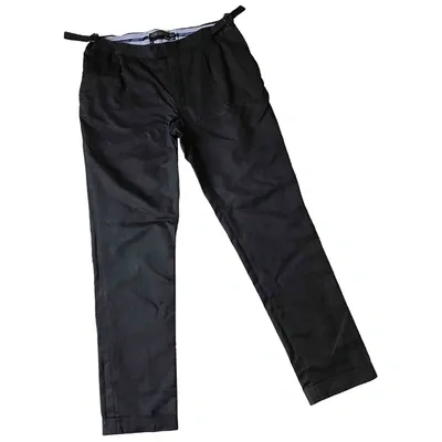 Pre-owned The Kooples Trousers In Navy