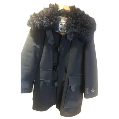 Pre-owned Acne Studios Coat In Black