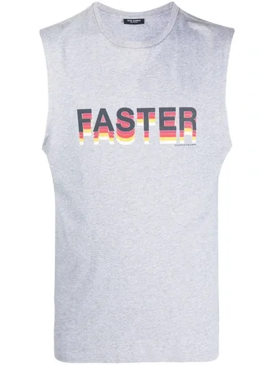 Ron Dorff 'faster' Print Vest In Grey