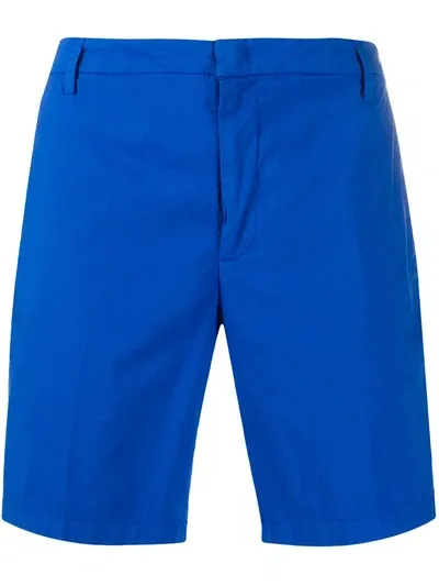 Dondup Royal Blue Manheim Cotton Shorts